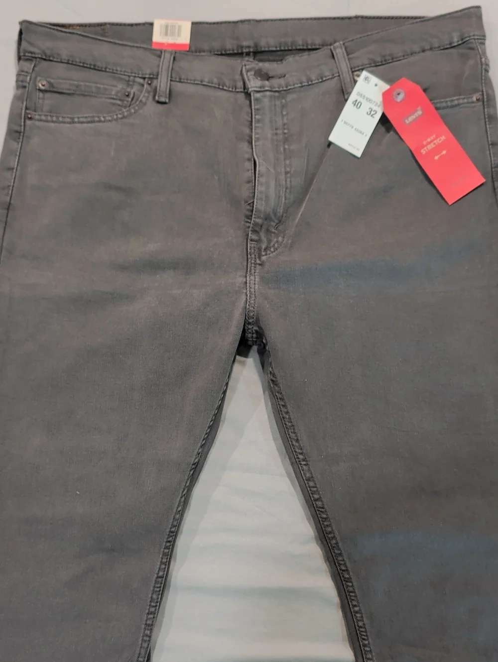 Levi's 510 Skinny Grey Denim Jeans - Size 40x32 NWT